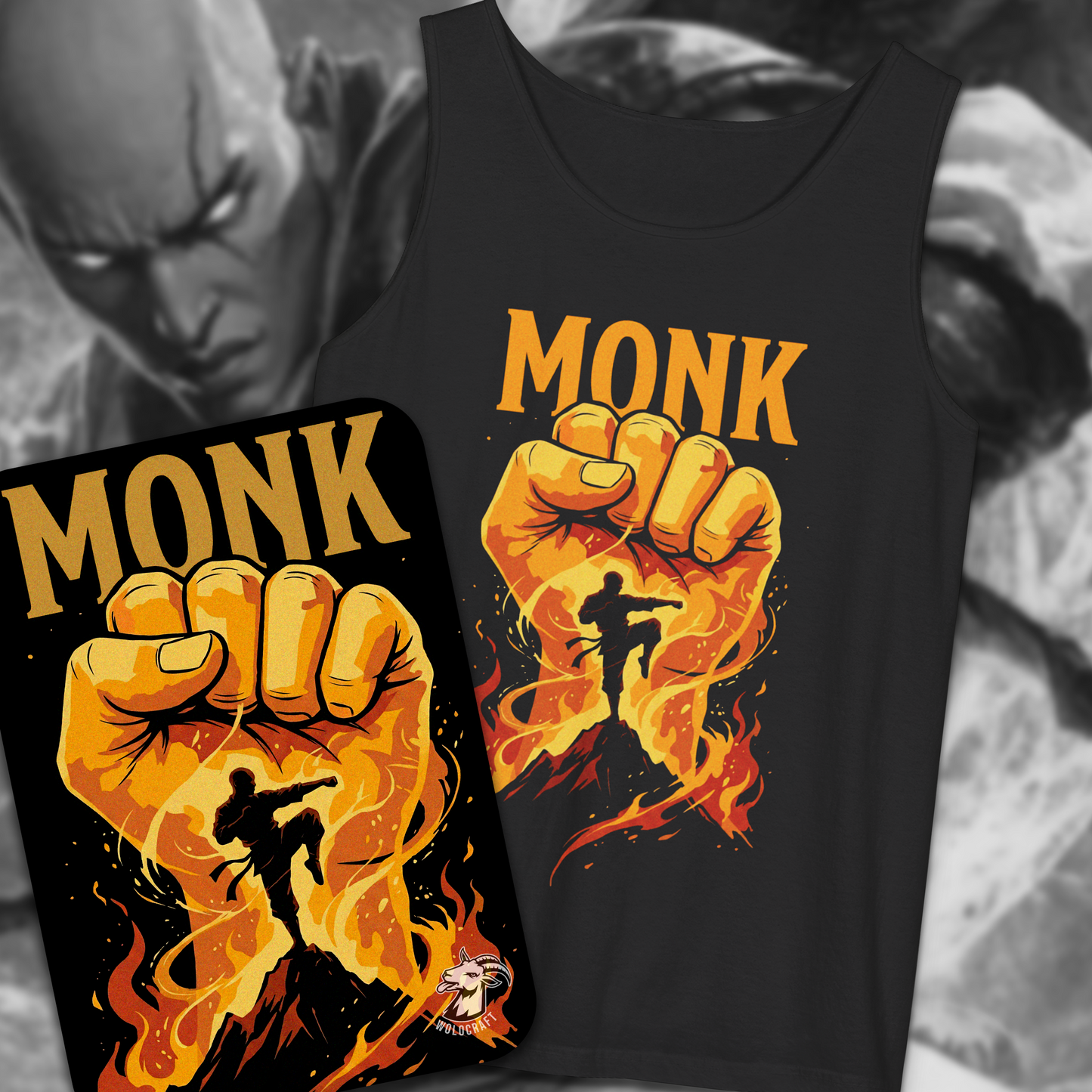 "Monk" D&D Tank Top