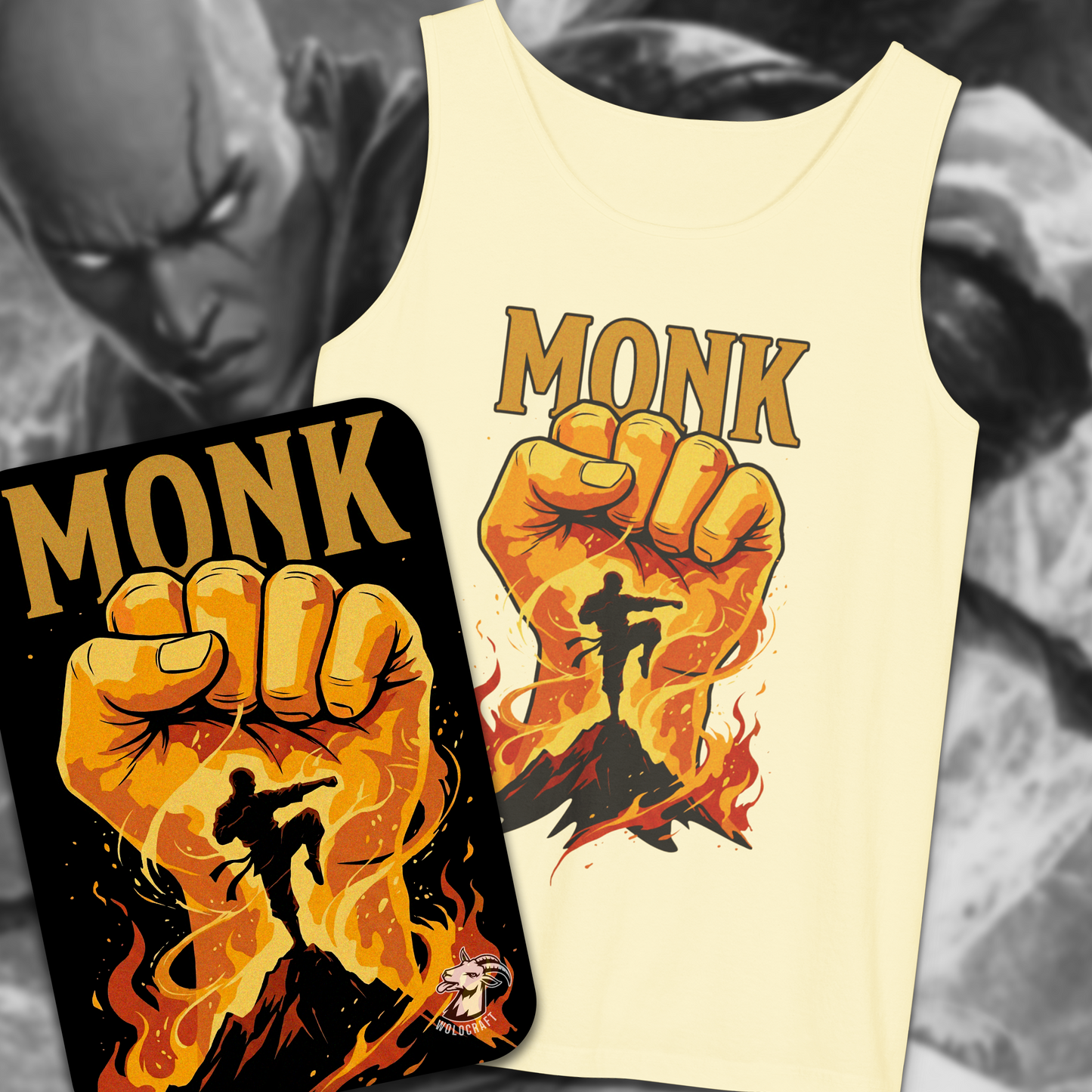 "Monk" D&D Tank Top