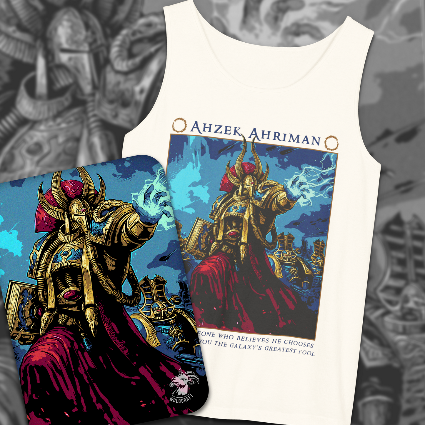 "Chaos Sorcerer Ahriman" Tank Top