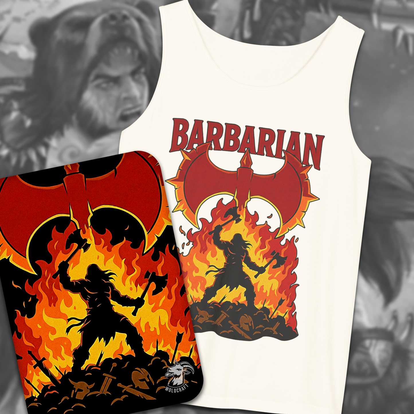 "Barbarian" D&D Tank Top