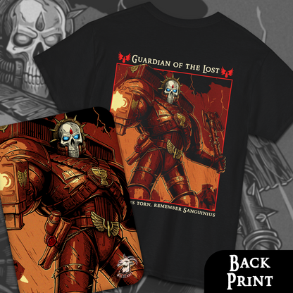 Chaplain Lemartes - Blood Angels | Back Print T-Shirt