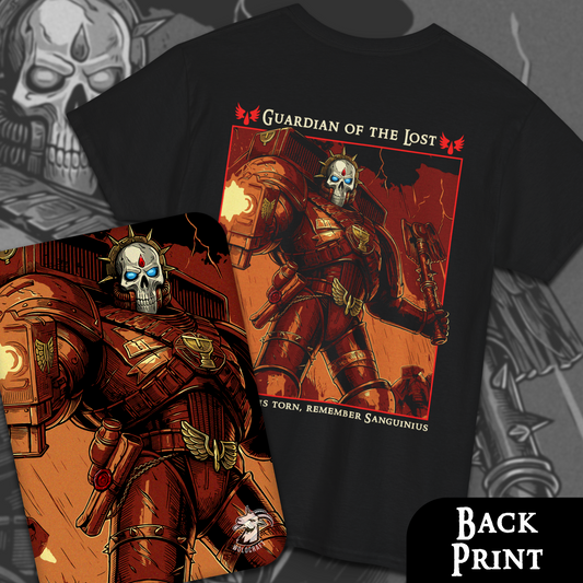 Chaplain Lemartes - Blood Angels | Back Print T-Shirt