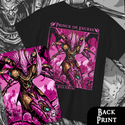 Fulgrim - Prince Of Excess | Back Print T-Shirt