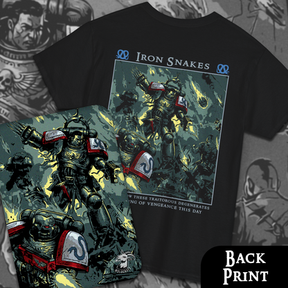 Iron Snakes - Warhammer 40k | Back Print T-Shirt