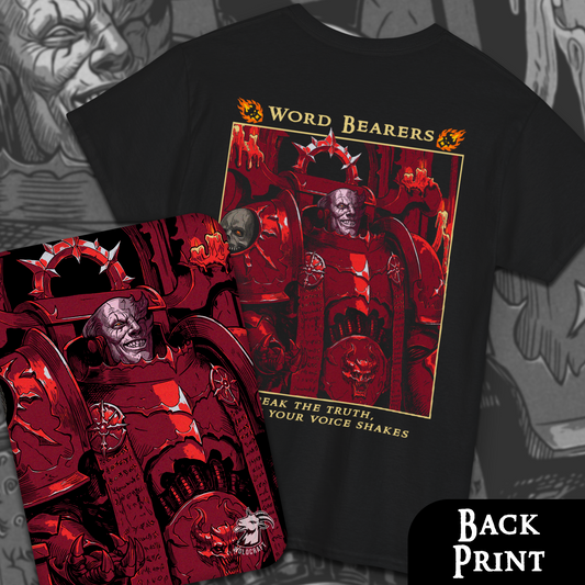 Word Bearers - Speak The Truth | Back Print T-Shirt