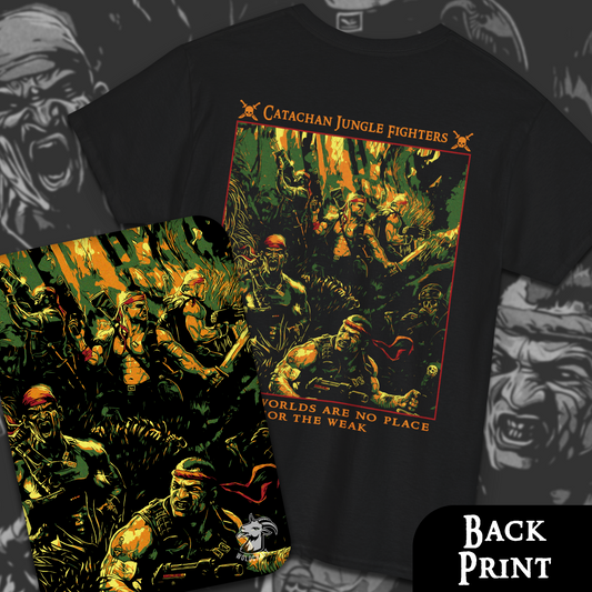 Catachan Jungle Fighters | Back Print T-Shirt