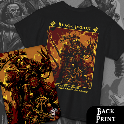 Black Legion - Warhammer 40k | Back Print T-Shirt