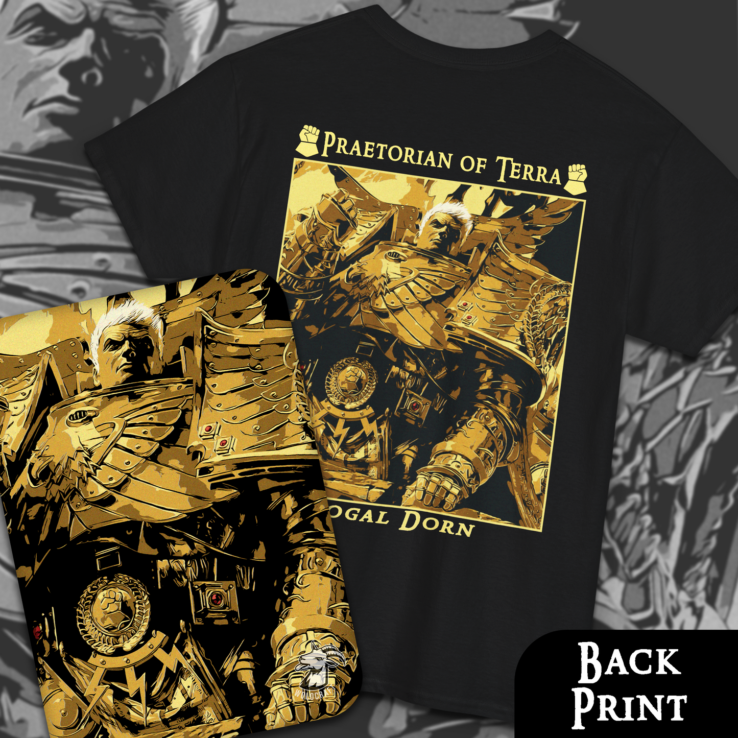Rogal Dorn - Imperial Fists | Back Print Tank Top