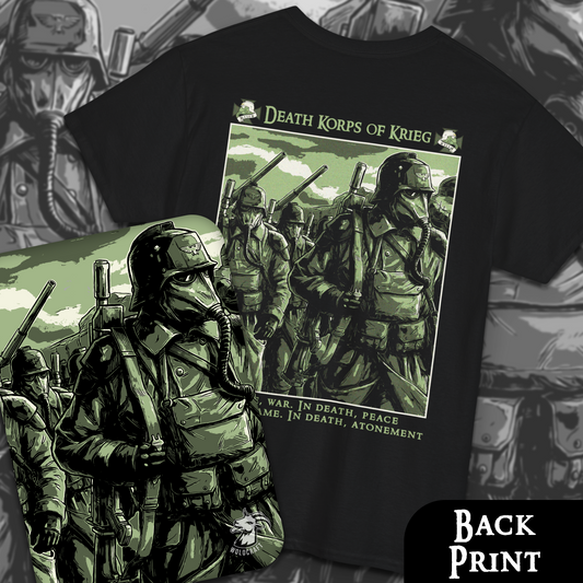 Death Korps of Krieg - Astra Militarum | Back Print T-Shirt