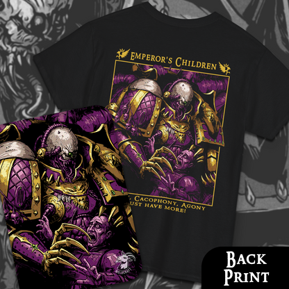 Emperor's Children - Chaos Marine | Back Print T-Shirt