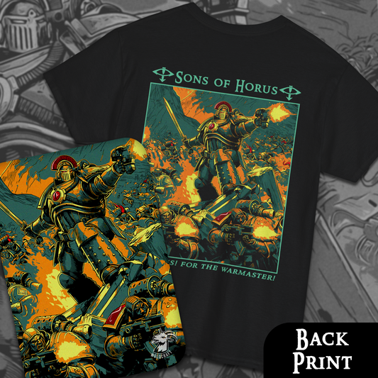 Sons of Horus - Horus Heresy | Back Print T-Shirt