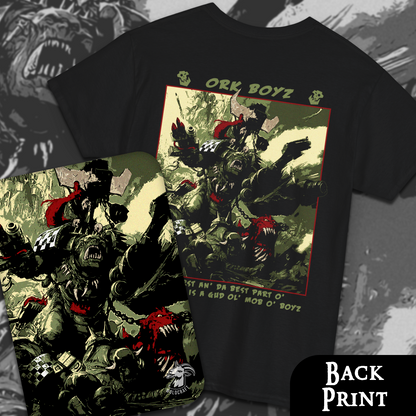 Ork Boyz - WAAAGH | Back Print T-shirt
