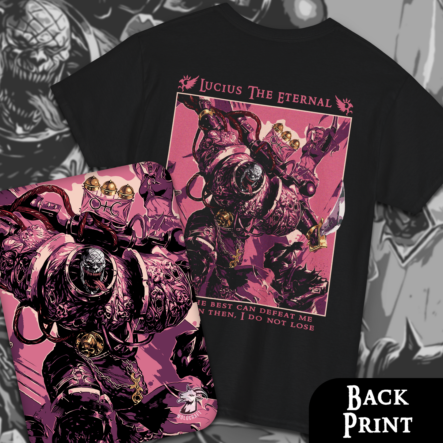 Lucius The Eternal - Emperor's Children | Back Print T-Shirt