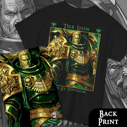 The Lion - Lion El'Jonson | Back Print T-Shirt