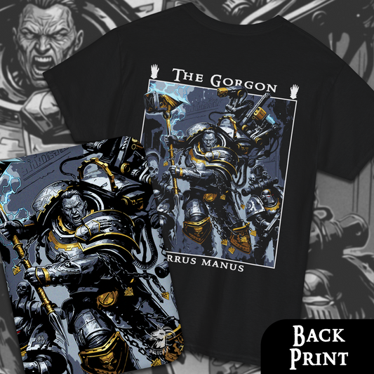 Ferrus Manus - The Gorgon | Back Print T-Shirt