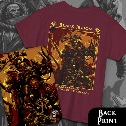 Black Legion - Warhammer 40k | Back Print T-Shirt