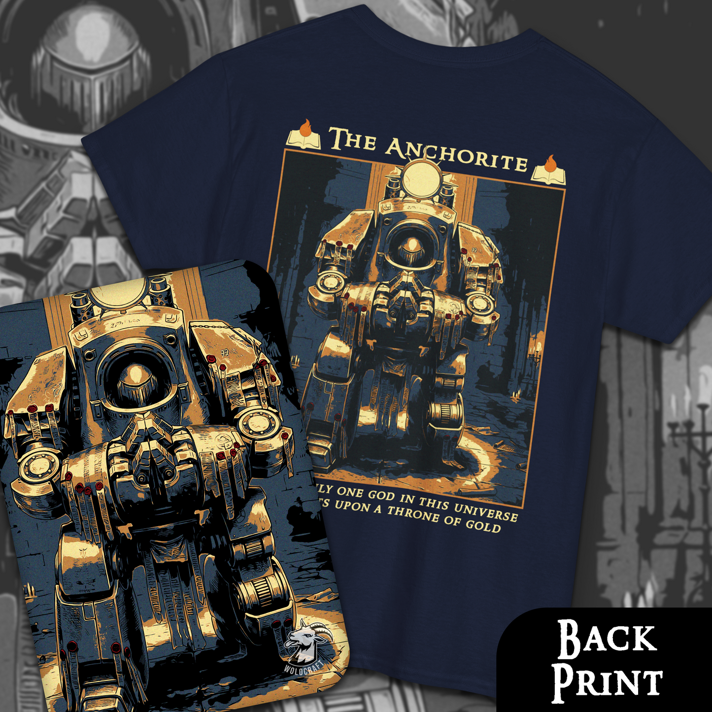 The Anchorite - Warhammer 40k | Back Print T-Shirt