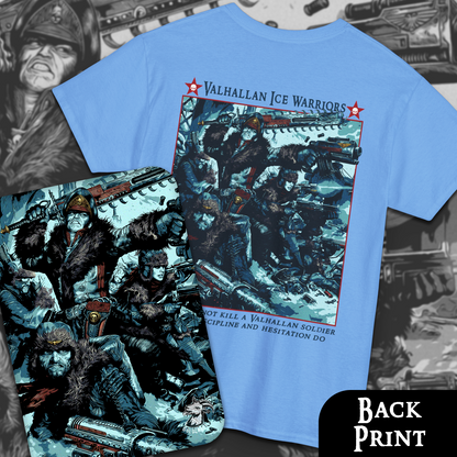 Valhallan Ice Warriors - Astra Militarum | Back Print T-Shirt