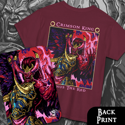 Magnus The Red - Crimson King | Back Print T-Shirt