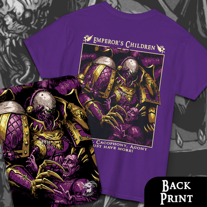 Emperor's Children - Chaos Marine | Back Print T-Shirt