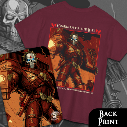Chaplain Lemartes - Blood Angels | Back Print T-Shirt
