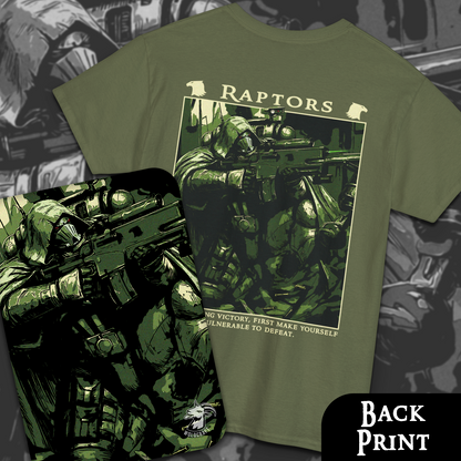 Raptos - Warhammer 40k | Back Print T-Shirt