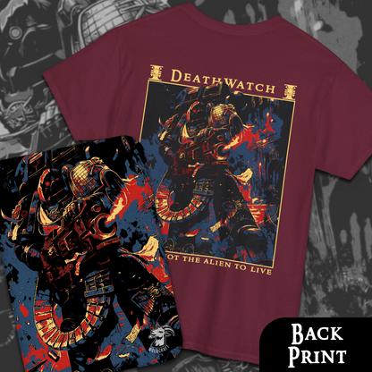 DeathWatch - Warhammer 40k | Back Print T-Shirt