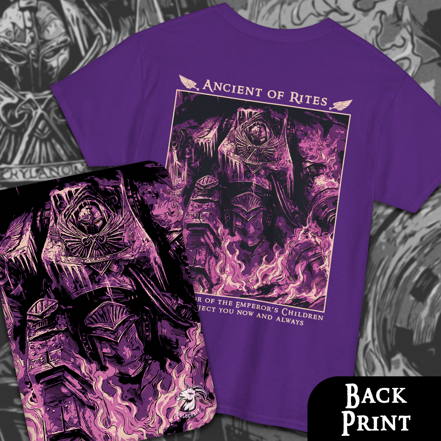 Rylanor - Ancient Of Rites | Back Print T-Shirt