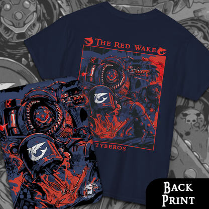 Tyberos - The Red Wake | Back Print T-Shirt