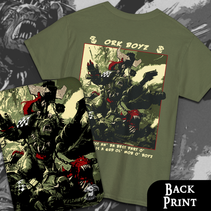 Ork Boyz - WAAAGH | Back Print T-shirt