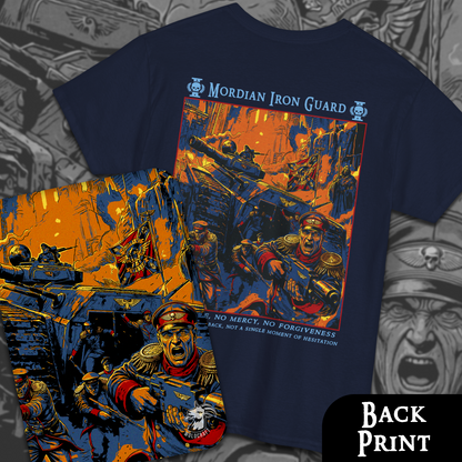 Mordian Iron Guard | Back Print T-Shirt