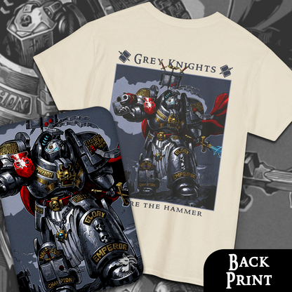 Grey Knights - We Are The Hammer | Back Print T-Shirt