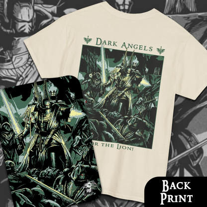 Dark Angels - For The Lion | Back Print T-Shirt