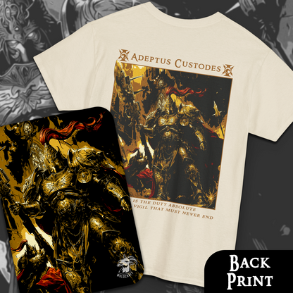 Adeptus Custodes - Warhammer40k | Back Print T-Shirt
