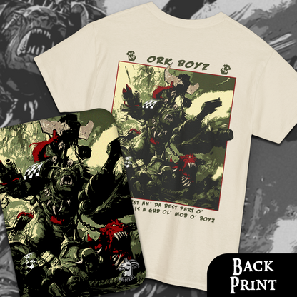 Ork Boyz - WAAAGH | Back Print T-shirt