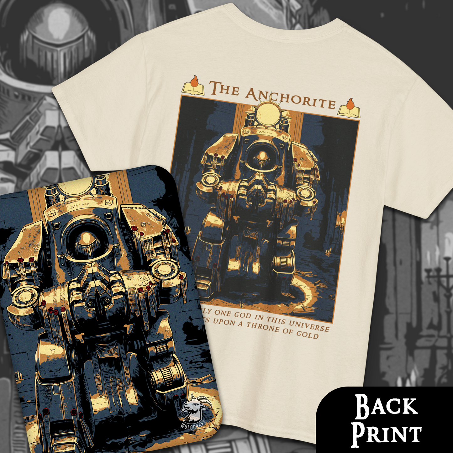 The Anchorite - Warhammer 40k | Back Print T-Shirt