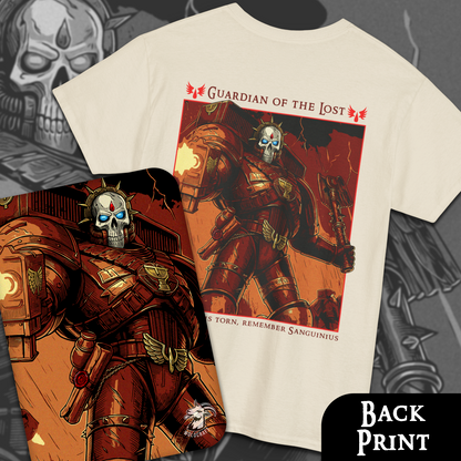 Chaplain Lemartes - Blood Angels | Back Print T-Shirt