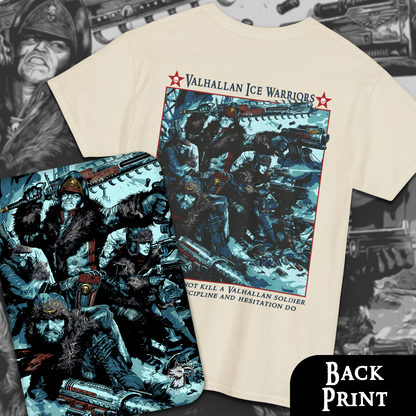 Valhallan Ice Warriors - Astra Militarum | Back Print T-Shirt
