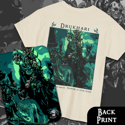 Drukhari - Warhammer 40k | Back Print T-Shirt