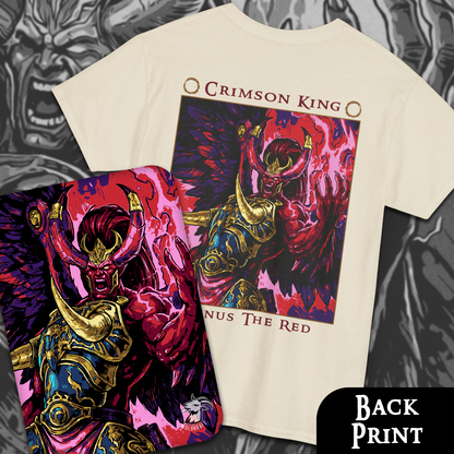 Magnus The Red - Crimson King | Back Print T-Shirt