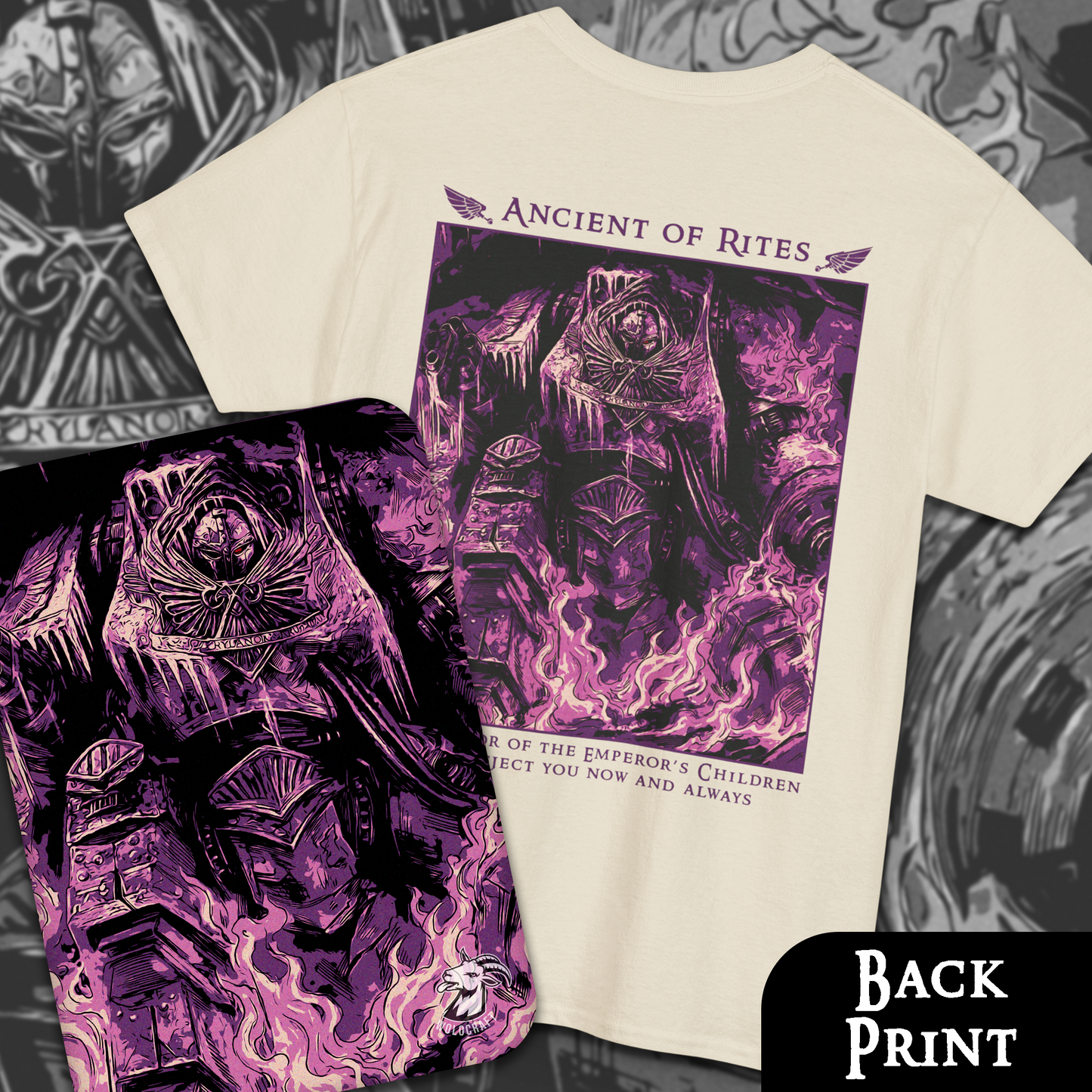 Rylanor - Ancient Of Rites | Back Print T-Shirt