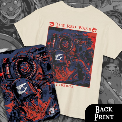 Tyberos - The Red Wake | Back Print T-Shirt