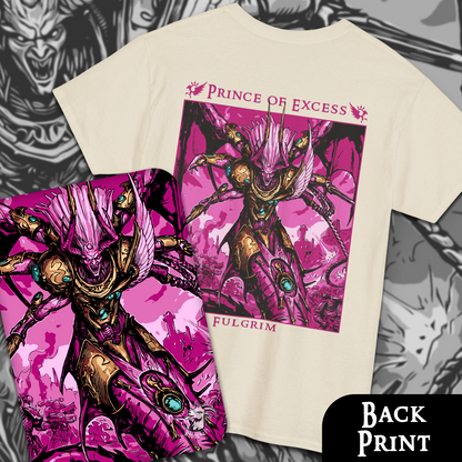 Fulgrim - Prince Of Excess | Back Print T-Shirt