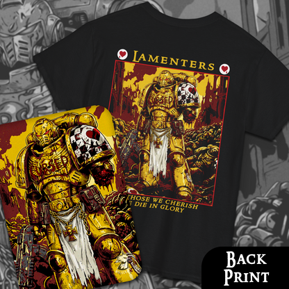 Lamenters - We Die In Glory | Back Print T-Shirt