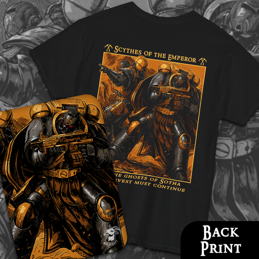 Scythes of the Emperor | Back Print T-Shirt