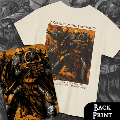 Scythes of the Emperor | Back Print T-Shirt