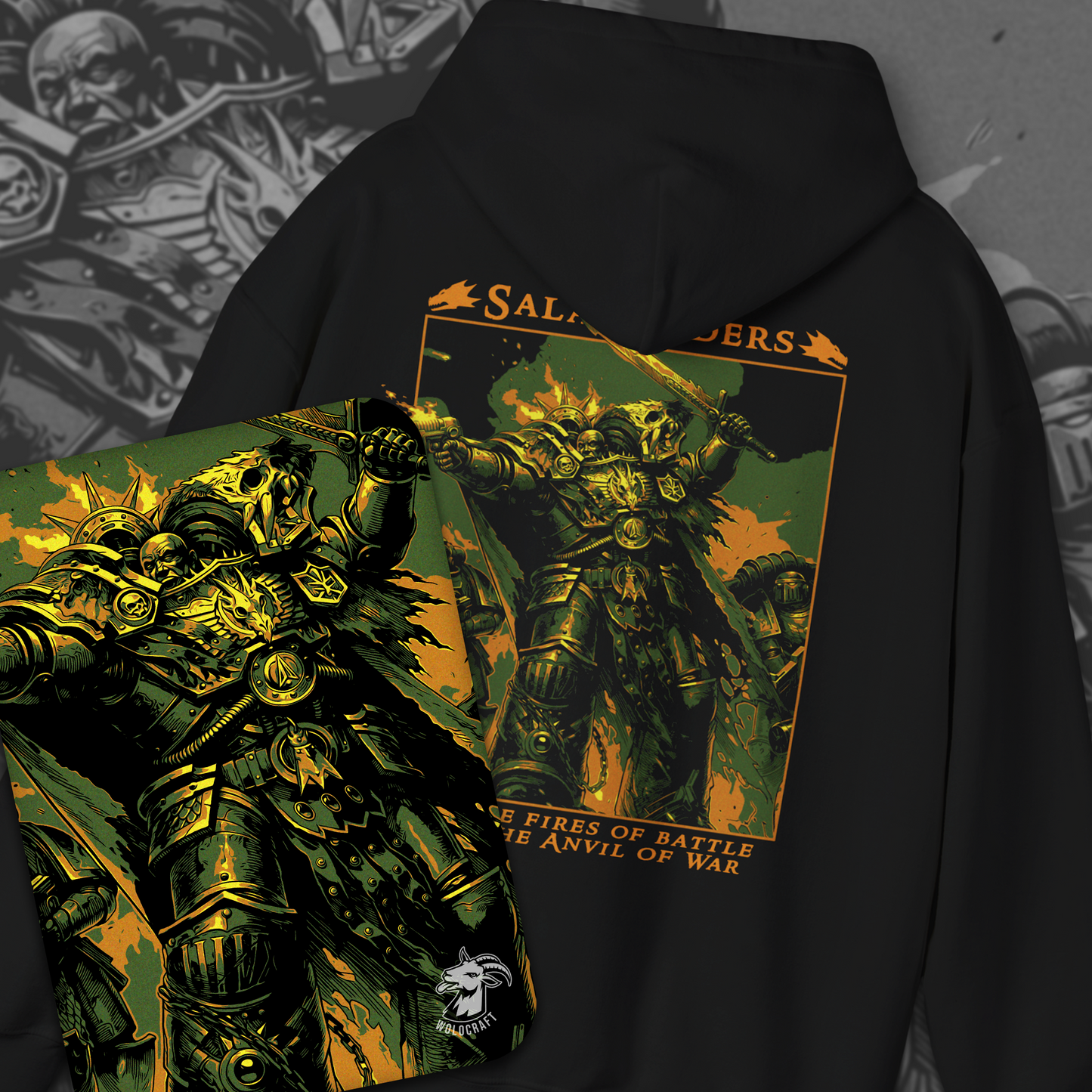 Salamanders - Unto The Anvil of War | Hoodie