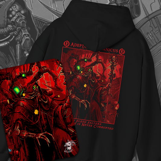 Adeptus Mechanicus - Only Flesh Falters | Hoodie