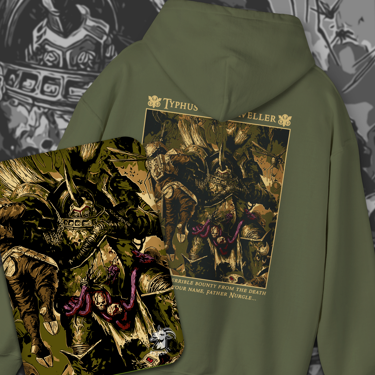 Typhus The Traveller - Death Guard | Hoodie