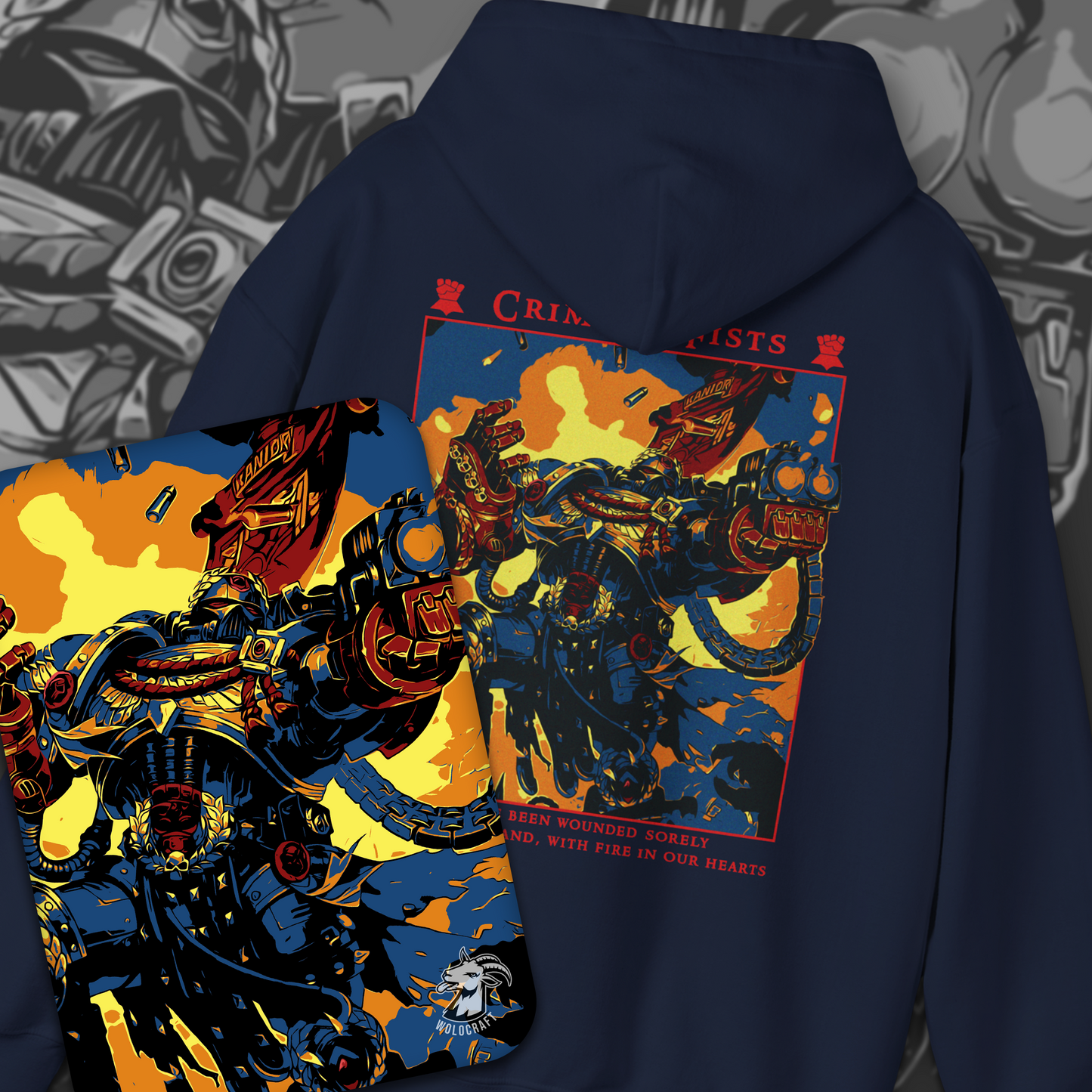 Crimson Fists - Warhammer 40k | Hoodie